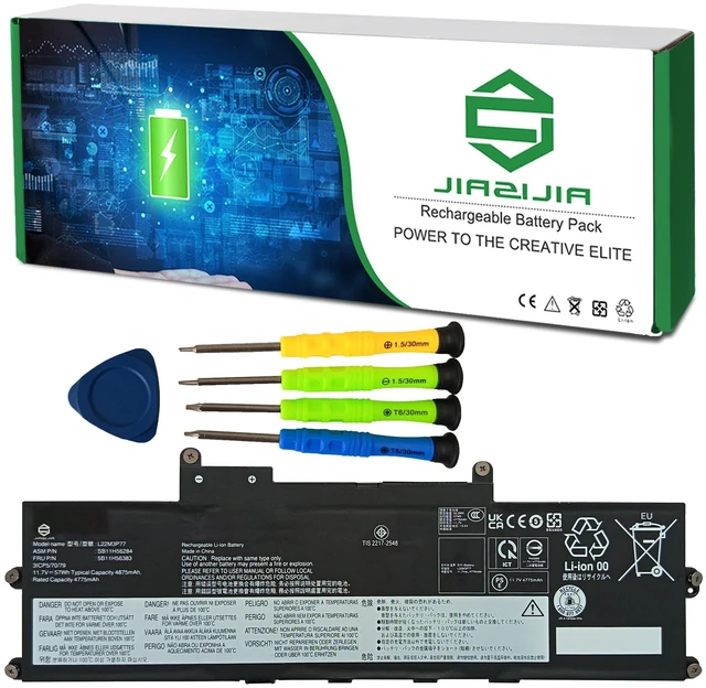 Main image of L22M3P77 Laptop Battery Replacement for Lenovo ThinkPad X1 Carbon 12th Gen 2024 Series SB11H56284 5B11H56383 L22B3P73 SB11H56287 5B11H56386 L22C3P76 SB11H56285 5B11H56384 L22D3P77 11.7V 57Wh