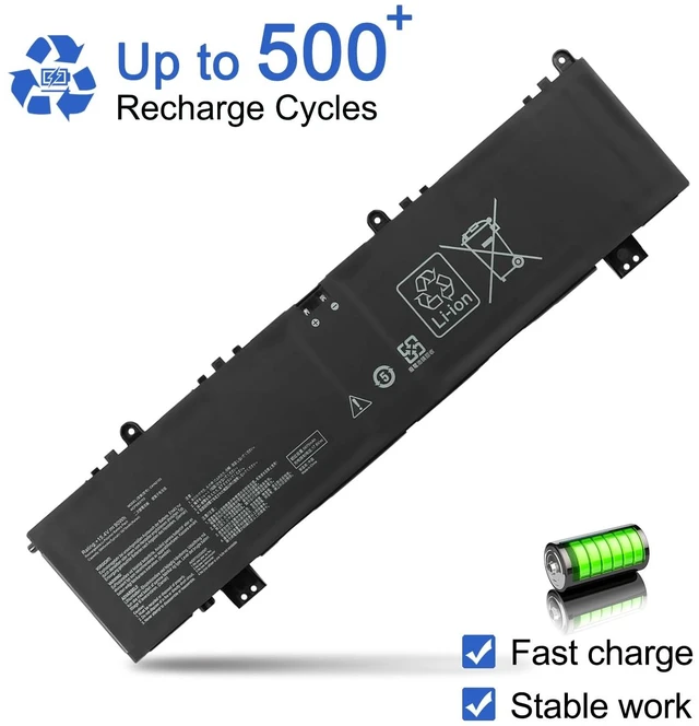 Alt view image 5 of 6 - C41N2103 Battery Replacement for Asus ROG Zephyrus Duo 16 GX650PI GX650RX GX650RW GX650RM GX650PY GX650RS GX650PV GX650PZ Series NR2202RM NR2202RS NR2202RW NR2202RX 15.4V 90Wh