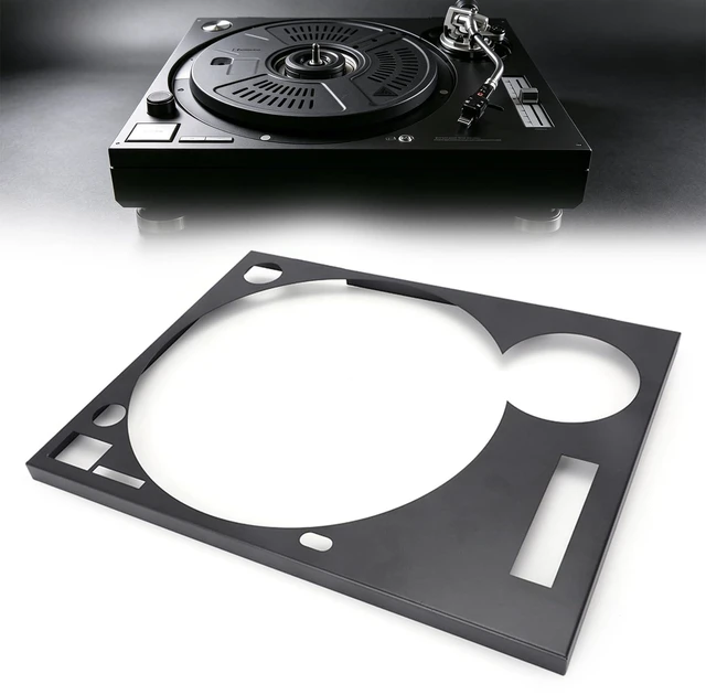 Main image of Turntable Face Plate for Technics SL1200MK2 SL1210MK2 Steel Construction,For DJ Equipment Restoration,Black