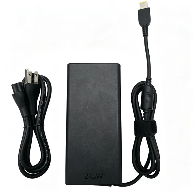 Main image of 245W GaN Slim Tip Power Adapter Fit for Lenovo Legion, LOQ Laptop Charger 20V 12.25A Gaming Power Adapter Smart Thermal Control Stable Power Delivery 16IAX10H Yoga Pro 9