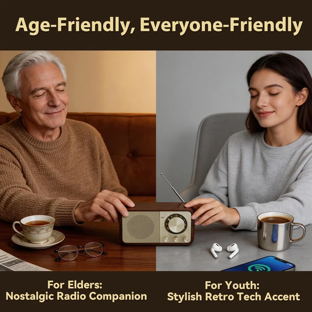 Alt view image 7 of 7 - Audio Music Player with FM Radio for Seniors Parent Elderly & Dementia Patients, MP3 Player Device with 32GB TF Card, Gift for Alzheimer's, Visually & Mobility-Impaired