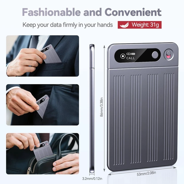 Alt view image 6 of 7 - AI Voice Recorder, Auto Transcription Summary & MindMap, AI Note Taker iPhone Call Recording, 1 Year Subscription Included, for Meeting Lecture Interview Student Journalist Lawyer Doctor