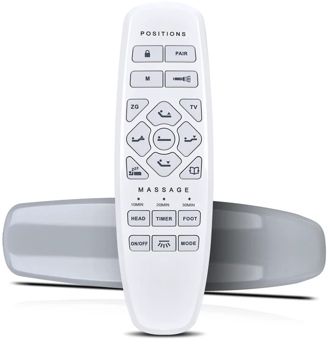 Main image of Replacement Remote for Lucid/Okin/ESHINE/ASONLY Bed L600 RF.27.19.33 Easy pairing,Responsive control, Head/Foot lift, Zero Gravity