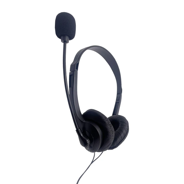 Alt view image 2 of 6 - Bulk USB Headsets with Mic 10 Pack Budget Stereo Headphones with Boom Microphone Ideal for Classrooms, Offices, Remote Work