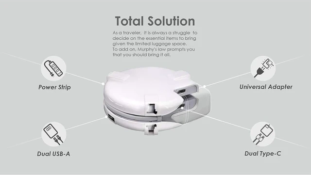 Alt view image 3 of 7 - TOFU Maru All-in-One Circular Travel Hub and Desktop Companion