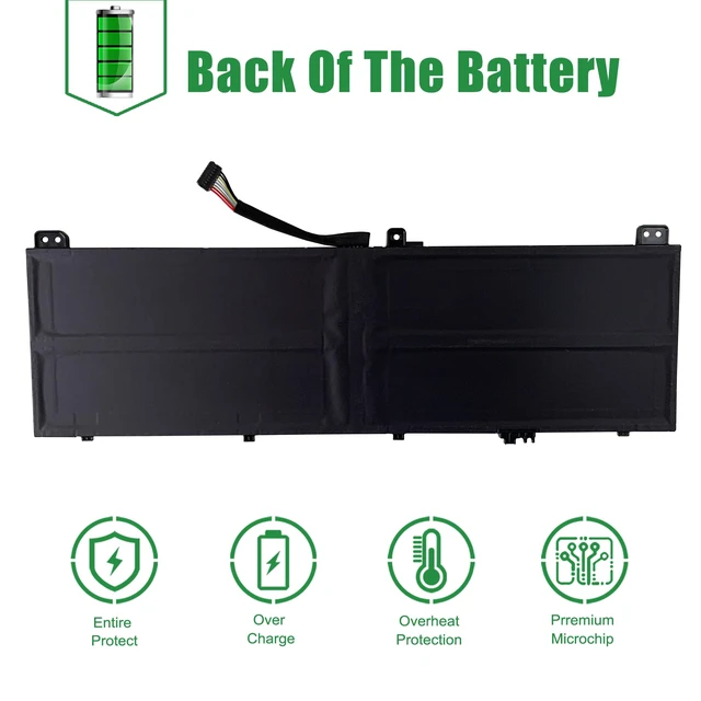 Alt view image 5 of 5 - L22C4PA1 SB11K38965 5B11K38968 Laptop Battery Replacement for Lenovo Yoga 7 14ARP8 14IRL8 14IML9 16ARP8 16IRL8 Series SB11N45990 5B11N46035 L22M4PA1 SB11K38964 5B11K38966 L22D4PA1 15.36V 71Wh