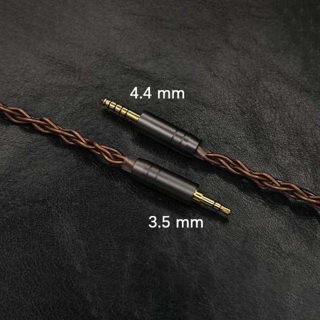 Alt view image 7 of 7 - HiFi Headphone Cable, Dual 3.5mm to 3.5mm Stereo Cable, 5N OCC Single Crystal Copper & High Purity Copper Upgrade Cable, 1.5m Headphone Extension Cord for Audiophiles & Music Lovers3.5mm Plug