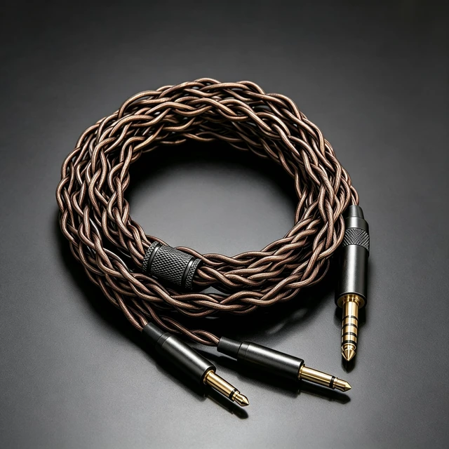 Alt view image 7 of 7 - 4.4mm Balanced Headphone Cable, Dual 3.5mm Headphone Extension Cord, 5N OCC Single Crystal Copper & High Purity Copper HiFi Upgrade Cable for Audiophiles and Music Lovers1.5M(4.4mm Plug)