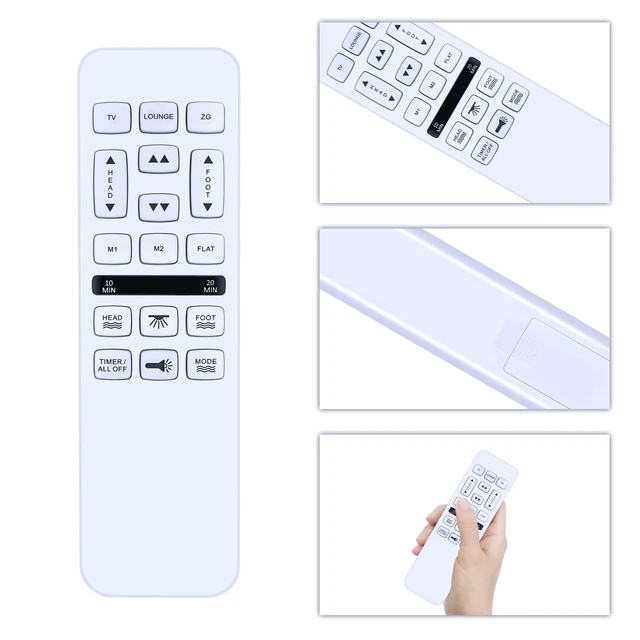 Alt view image 5 of 6 - Replacement Remote Control fit for Richmat HJH55 Adjustable Bed Base for Mattress Firm 600/3000 Series, for Mlily, for Bedtech, for Innova NU203CB XF04R5N, for iDealbed 4i/c