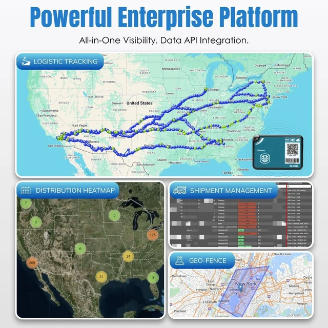 Alt view image 3 of 7 - Enterprise GPS with Temperature, Humidity, Light, Shock, Motion, Tilt, etc For RV, Pet, Greenhouse, Cold Chain, Shipment, Valuables. Industrial Grade, Global Coverage