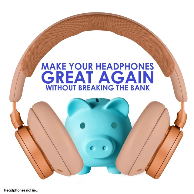 Alt view image 5 of 7 - Replacement Beoplay h100 Ear Pads Cushions Compatible with Bang & Olufsen Beoplay H100 Headphones (Sunset Apricot). Sheepskin Leather/High-Density Foam/Strong Magnet