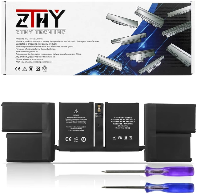 Main image of A2977 Laptop Battery for MacBook Pro 14 inch A2992 (late 2023) Pro 14 M3 Replacement Battery for 14-inch MacBook Pro Mac15 69Wh 6068mAh 11.47V