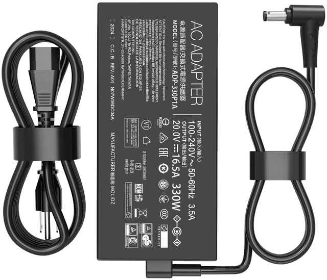 Main image of 330W 280W A22-330P1A Charger Fit for Asus ROG Strix Scar 18 17 16 G18 G16 G17 G15 G834 G634 G733 G814 G614 G513 G713 G732 Zephyrus Duo 16 15 M16 S17 GX650 GU604 Laptop