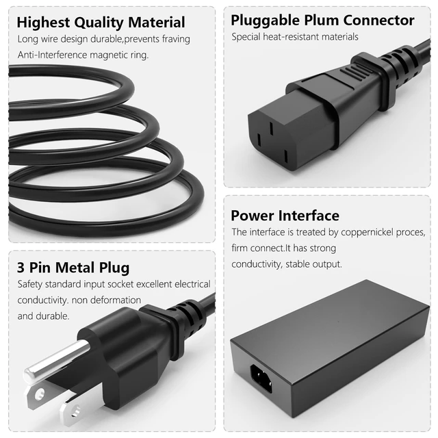 Alt view image 2 of 4 - 330W 280W A22-330P1A Charger Fit for Asus ROG Strix Scar 18 17 16 G18 G16 G17 G15 G834 G634 G733 G814 G614 G513 G713 G732 Zephyrus Duo 16 15 M16 S17 GX650 GU604 Laptop