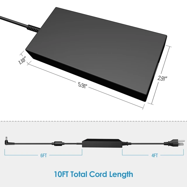 Alt view image 3 of 4 - 330W 280W A22-330P1A Charger Fit for Asus ROG Strix Scar 18 17 16 G18 G16 G17 G15 G834 G634 G733 G814 G614 G513 G713 G732 Zephyrus Duo 16 15 M16 S17 GX650 GU604 Laptop