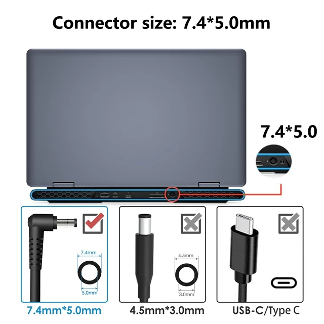 Alt view image 4 of 4 - 330W 280W A22-330P1A Charger Fit for Asus ROG Strix Scar 18 17 16 G18 G16 G17 G15 G834 G634 G733 G814 G614 G513 G713 G732 Zephyrus Duo 16 15 M16 S17 GX650 GU604 Laptop