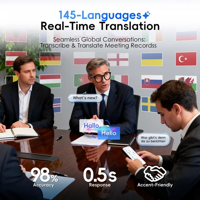 Alt view image 3 of 7 - AI Glasses for Men & Women, Smart Glasses Powered by ChatGPT with 74-Language Translation, Bluetooth 5.4 Glasses,Blue Light Filtering,11H Music Play for Driving, Travel, Business Daily Use