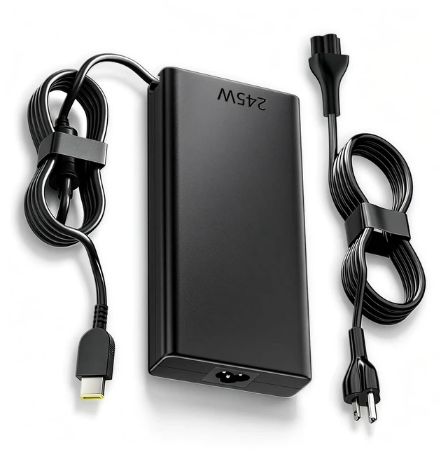 Main image of 245W 20V 12.5A Charger Compatible with Legion Lenovo Gaming Laptop Adapter Slim 5 7 Pro 5i 7i S7 C7 16IAX10H 16AFR10 1616AGP11 15IAX11 15IRX10 ADL245SCC3A ADL245SDC3A Square Yellow Tip Power Supply