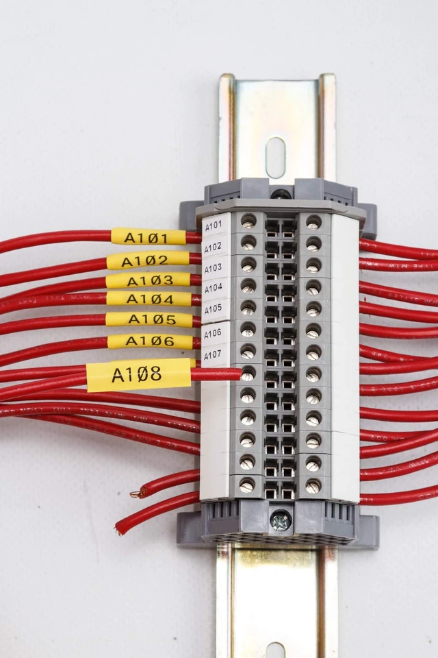 Alt view image 3 of 5 - PermaSleeve Heat Shrink Wire and Cable Labels for M710 and BMP71 Printers - 0.187" Dia x 1", White. M7-187-1-342, Roll of 100 Each