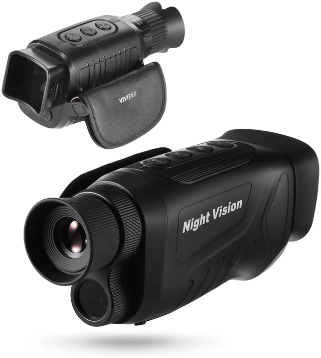 Main image of Night Vision Binocular Camera, 4X Optical Magnification, 2.7" Full High Definition LCD Display, 300M/ 985FT Infrared Distance, 1080P High Definition Video, 16MP Photos