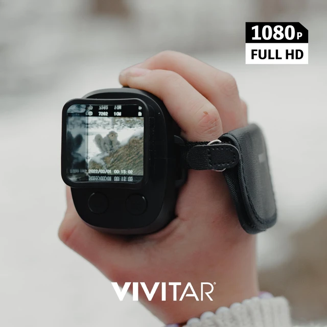 Alt view image 7 of 7 - Night Vision Binocular Camera, 4X Optical Magnification, 2.7" Full High Definition LCD Display, 300M/ 985FT Infrared Distance, 1080P High Definition Video, 16MP Photos
