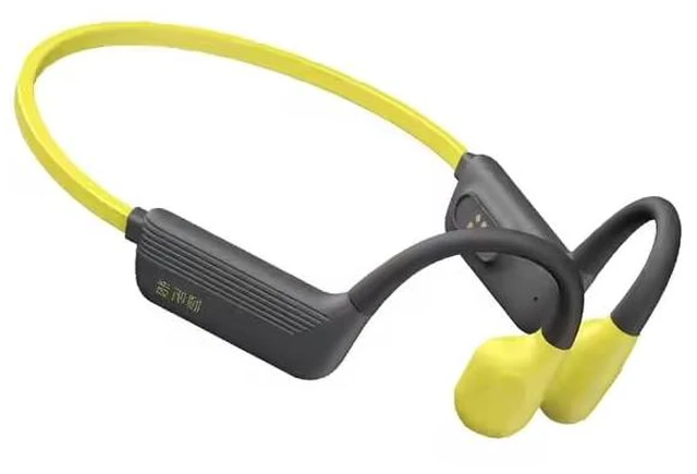 Main image of Swimming Headphones Underwater, IPX8 Waterproof, Bone Conduction Headphones, Open Ear with 32G MP3 Memory for Exercising (Kiwi)