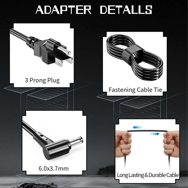Alt view image 5 of 7 - 280W 20V 14A Laptop Charger for ASUS ROG Strix G513R G513Q G713R G713Q Scar G15 G16 G17 G18 15 17 G532L G533Z G732L G733Z Hero Scar III G731G G703G G531G Power Adapter