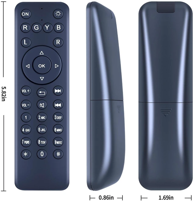 Alt view image 7 of 7 - Remote Replacement Fits for Mercedes-Benz 2010-2018 Class Rear Seat Entertainment DVD