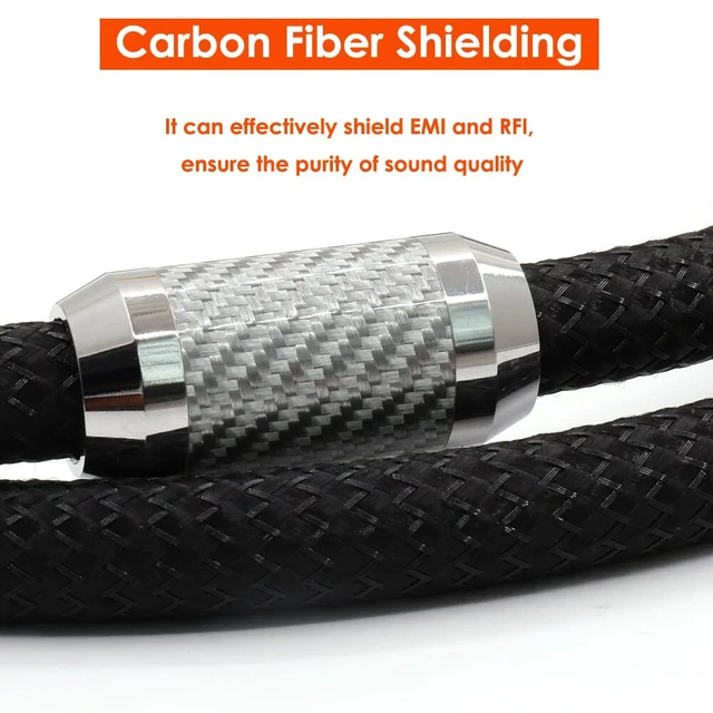 Alt view image 7 of 7 - C7 HiFi Power Cable, 3.3FT, Figure 8 Audiophile Power Cord, 2x9AWG Hi-end Power Wire US AC Mains Cord with Pure Copper Conductor, US+C7 Power Plug