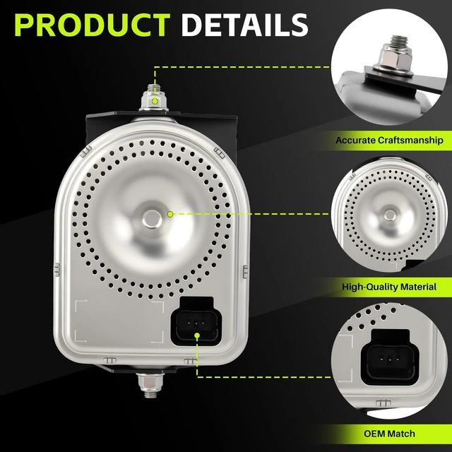 Alt view image 4 of 6 - 30659883 Alarm Siren Replacement for Volvo S60 V60 XC60 XC70 Compatible with Volvo S60, V60, V70, S80, XC60 and XC70 models. Replaces 30659882 and 31623972 alarm siren modules