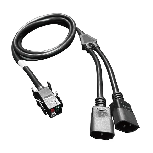 Alt view image 4 of 6 - Antminer P13 to Dual C13 Power Splitter Cable, 240V Miner Power Adapter for Bitmain ASIC Miners, 1 P13 Male to 2 IEC C13 Female Y Splitter for Mining PSU | 10ft