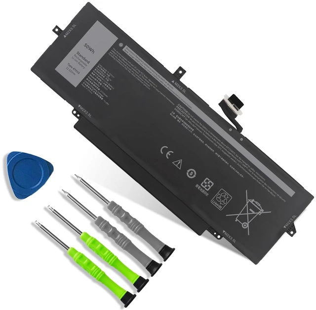 Main image of 47XV3 Laptop Battery Replacement for Dell Latitude 9330 2-in-1 Latitude 9330 Series Notebook 047XV3 05Y3T9 0GK1M0 11.55V 50Wh 4113mAh