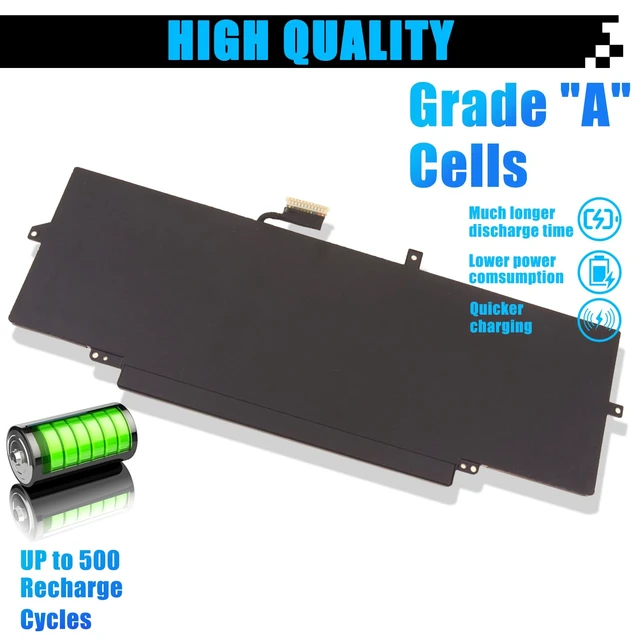 Alt view image 5 of 7 - 47XV3 Laptop Battery Replacement for Dell Latitude 9330 2-in-1 Latitude 9330 Series Notebook 047XV3 05Y3T9 0GK1M0 11.55V 50Wh 4113mAh