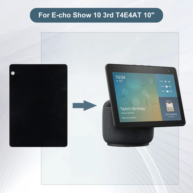 Alt view image 6 of 6 - Replacement LCD Display Touch Screen Digitizer Assembly Compatible with Echo Show 10 3rd T4E4AT 10" with Tools