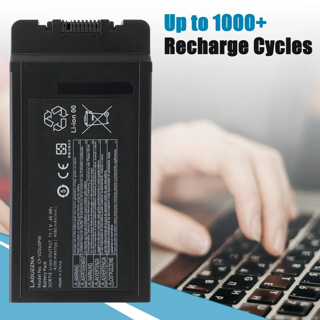 Alt view image 5 of 6 - CF-VZSU0PW CF-VZSU0PR Laptop Battery Compatible with Panasonic TOUGHBOOK Toughbook 54, 54 Gloved Multi Touch, 54 Lite, 54 Performance, 54 Prime 46Wh