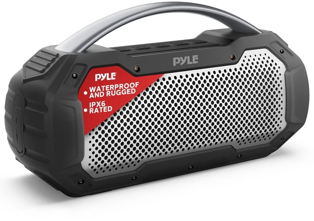 Main image of Portable Bluetooth Speaker, IPX6 Waterproof Wireless Speaker with TWS Function, Rechargeable Battery, Built-in Microphone, 7-8 Hours Play Time, 20W Stereo Sound, Outdoor and Indoor Use
