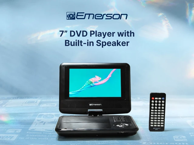 Alt view image 4 of 7 - EPD-7001 7 DVD Player with Built-in Speaker Rechargeable Battery - 180° Swivel Screen - DVD Playback & On-the-Go Entertainment