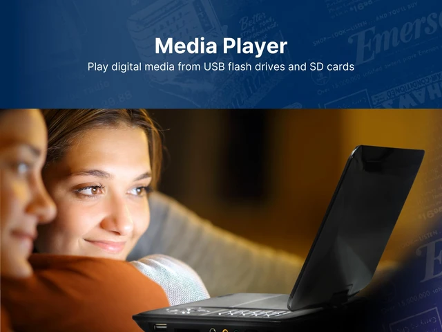 Alt view image 6 of 7 - EPD-7001 7 DVD Player with Built-in Speaker Rechargeable Battery - 180° Swivel Screen - DVD Playback & On-the-Go Entertainment