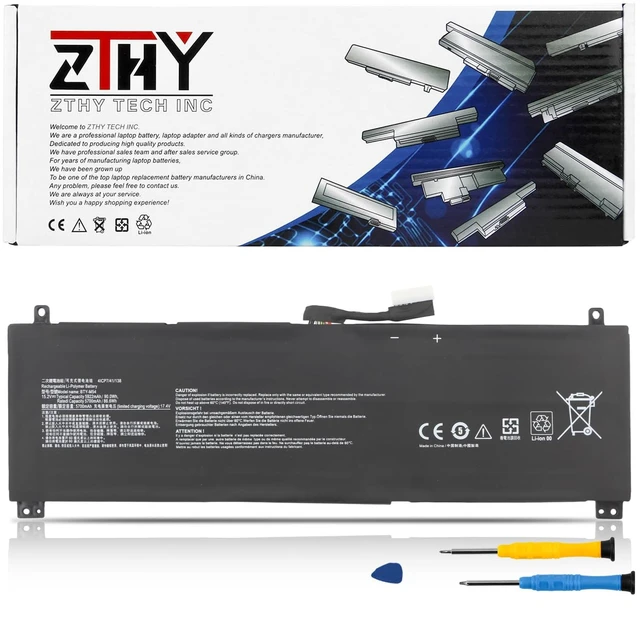Main image of BTY-M54 Laptop Battery Replacement for MSI Creator Z16 A11U A11UE A11UEK A11UET A12U Z16P B12U Creator Z17 A12U A12UHT A12UGST A12UHST Creator Z16 HX Studio B13VFT B13VETO Z17 HX Studio A13VFT 90Wh