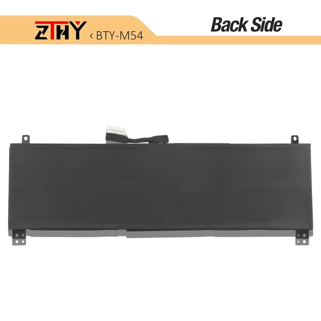 Alt view image 6 of 7 - BTY-M54 Laptop Battery Replacement for MSI Creator Z16 A11U A11UE A11UEK A11UET A12U Z16P B12U Creator Z17 A12U A12UHT A12UGST A12UHST Creator Z16 HX Studio B13VFT B13VETO Z17 HX Studio A13VFT 90Wh
