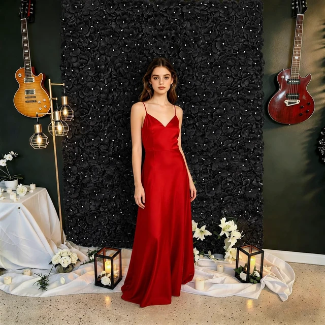 Alt view image 4 of 7 - 6PCS Black Flower Backdrop Halloween Artificial Flower Wall Panels 24"×16" 3D Silk Hydrangea Flowers Floral Wall Backdrop Wedding Flower Panels for Gothic Party Photography Bridal Shower Birthday Even
