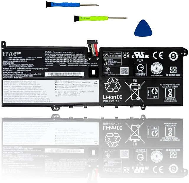 Main image of L19C4PH2 Laptop Battery 60Wh L19M4PH2 Compatible with Lenovo Ideapad Yoga 9-14ITL5 82BG Series 5B10Z33895 SB10Z33898 5B10Z33896