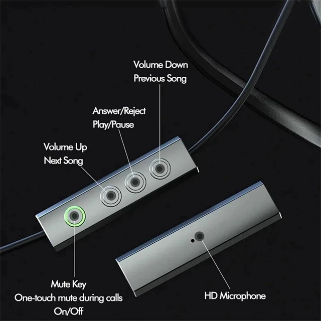 Alt view image 2 of 7 - Wired Bone Conduction Headphones with Type-C,Open Ear Sports Earphones,IPX4 Sweatproof Earphones with Mic for Cycling and Workouts
