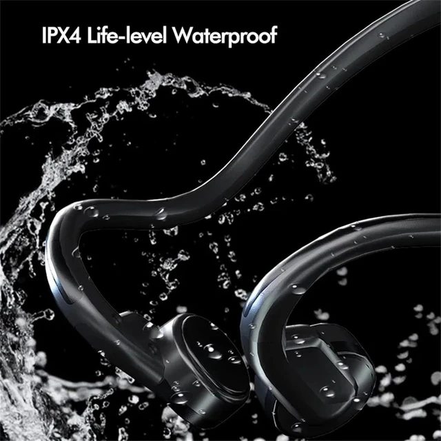Alt view image 5 of 7 - Wired Bone Conduction Headphones with Type-C,Open Ear Sports Earphones,IPX4 Sweatproof Earphones with Mic for Cycling and Workouts