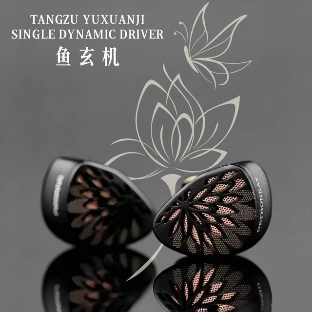 Alt view image 7 of 7 - TANGZU YuXuanJi inEar Monitor IEM, Wired Earphones with 10mm TPLX Topology Dynamic Driver, Zinc Alloy Housing, 0.78mm 2Pin Detachable Cable, Black TypeC Plug with Microphone