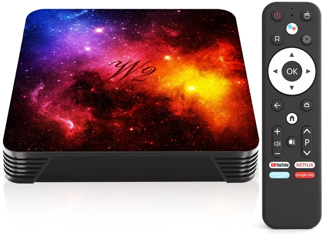 Main image of 2026 Android TV Box, 4GB RAM 128GB ROM, 8K HDR,Quad-Core Processor WiFi 6 Dual Band, Bluetooth 5.0, USB 2.0/3.0,HDMI,LAN Ports H.265 Decoding Smart Box for TV