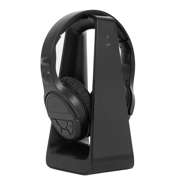 Main image of Senior Friendly Headphones with Large Buttons, Wireless TV Headphones with 2.4G Transmitter Charging Dock, Bluetooth 5.3 Headsets, Clear Sound Mode for Elderly, Compatible with TV Optical/RCA/AUX