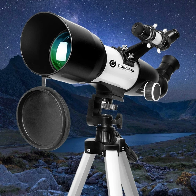 Alt view image 6 of 6 - Telescope 70 mm Aperture 400 mm Refractor Astronomical Portable Telescope for Adults Beginners with Tripod Phone Adaptere Carrying Bag and Wireless Remote