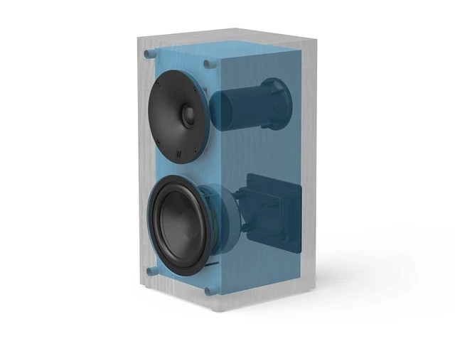Alt view image 5 of 6 - Monolith B4 Bookshelf Speaker (Each) Powerful Woofers, Punchy Bass, High Performance Audio, for Home Theater System - Audition Series