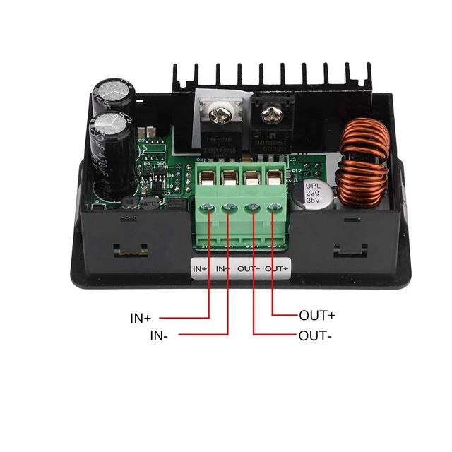 Alt view image 3 of 7 - Digital Power Module Control DPS3005,DPS3005 DPS5005 Communication Version Power Step-Down Voltage Converter + Board (DPS3005-USB-BT)